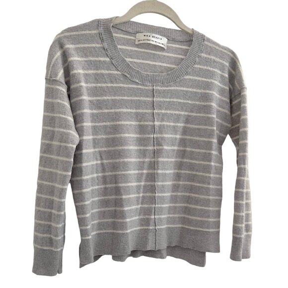 🧶 Max Studio 100% Extra Fine Merino Wool Sweater | Size S - Picture 1 of 5